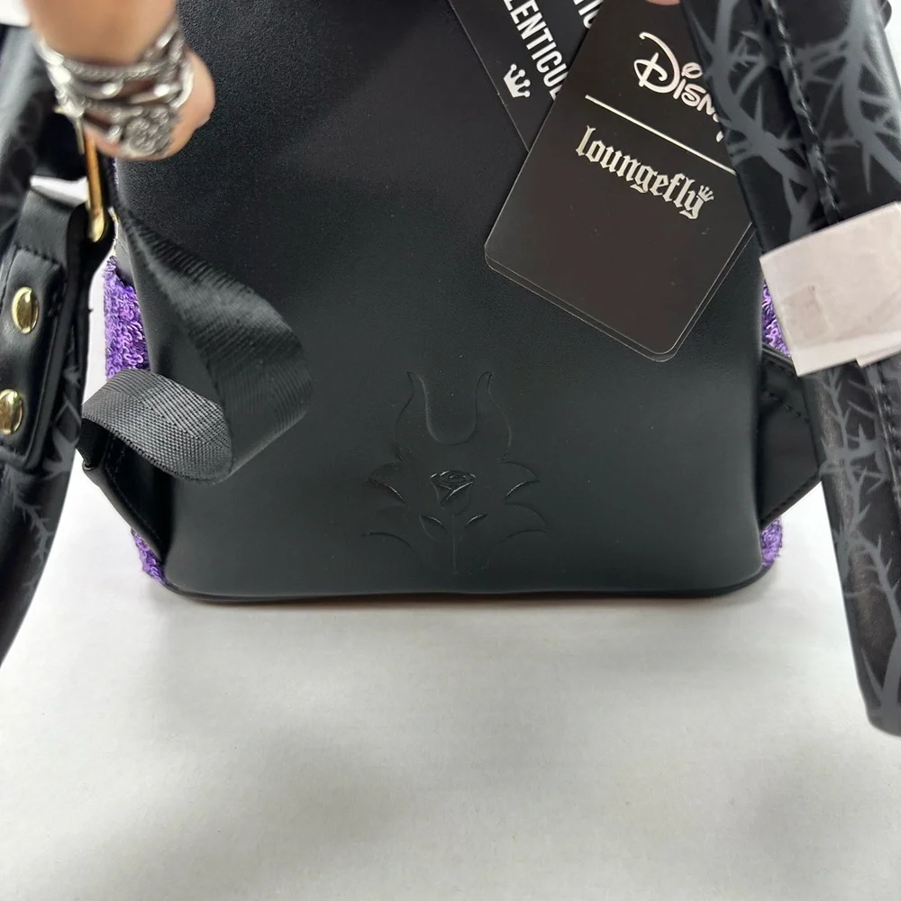 Loungefly Disney Sleeping Beauty Maleficent Lenticular Mini Backpack UK Exc